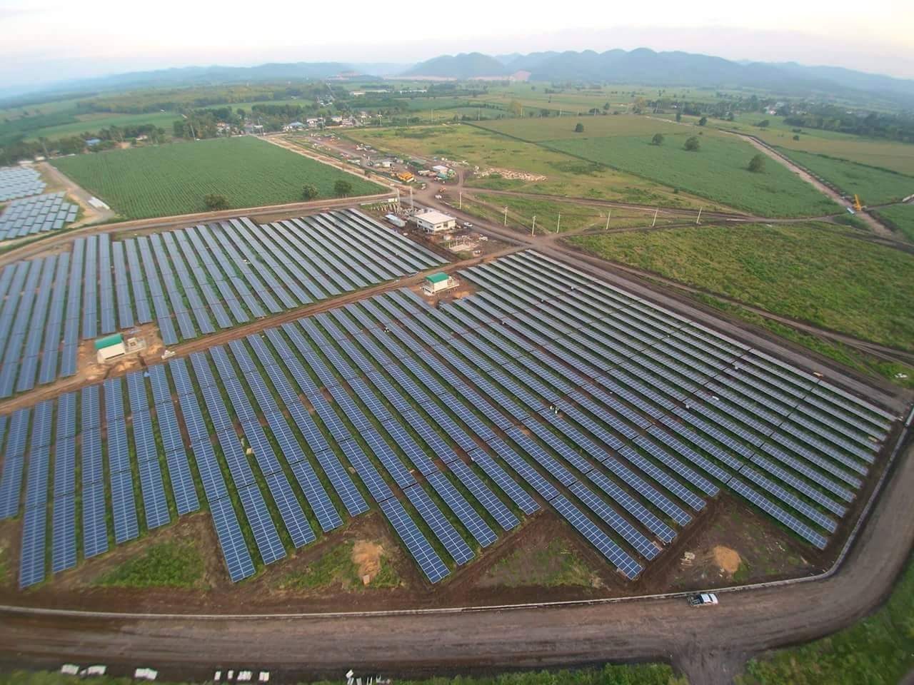 Ground-mount utility-scale solar farm
