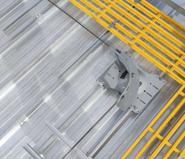 Lifeline and anchor point installation